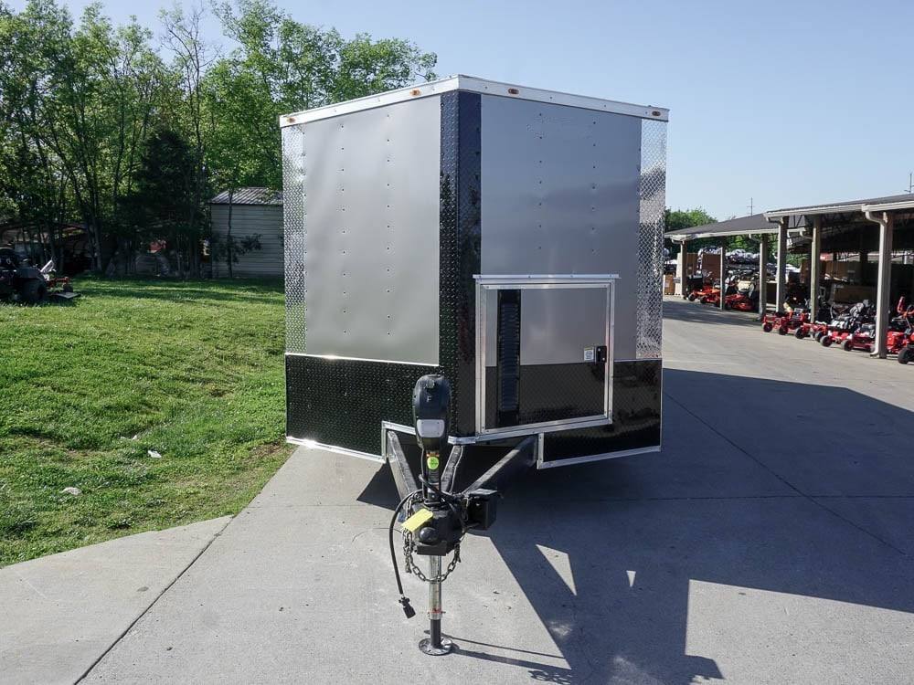8.5x26 Custom Beige Enclosed Trailer Car Hauler - Image 2